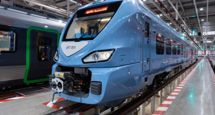 CAF France présente pour la première fois au grand public son train électrique