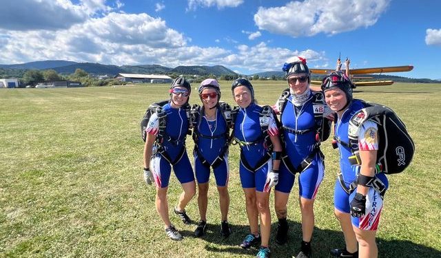 2 parachutistes toulousaines brillent en championnat du monde
