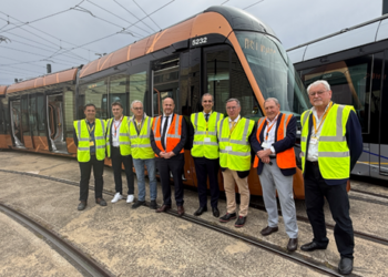Des lignes cuivres pour le tramway Toulouse - aéroport de Toulouse