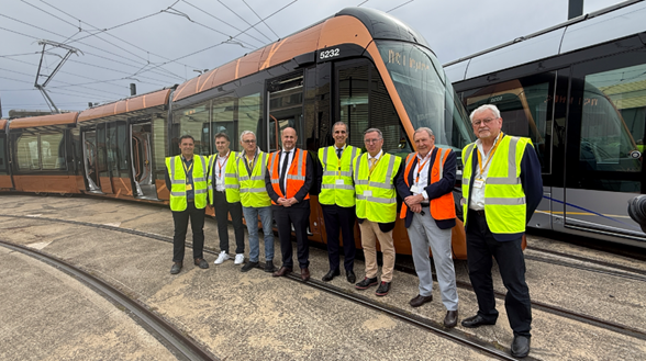 Des lignes cuivres pour le tramway Toulouse - aéroport de Toulouse